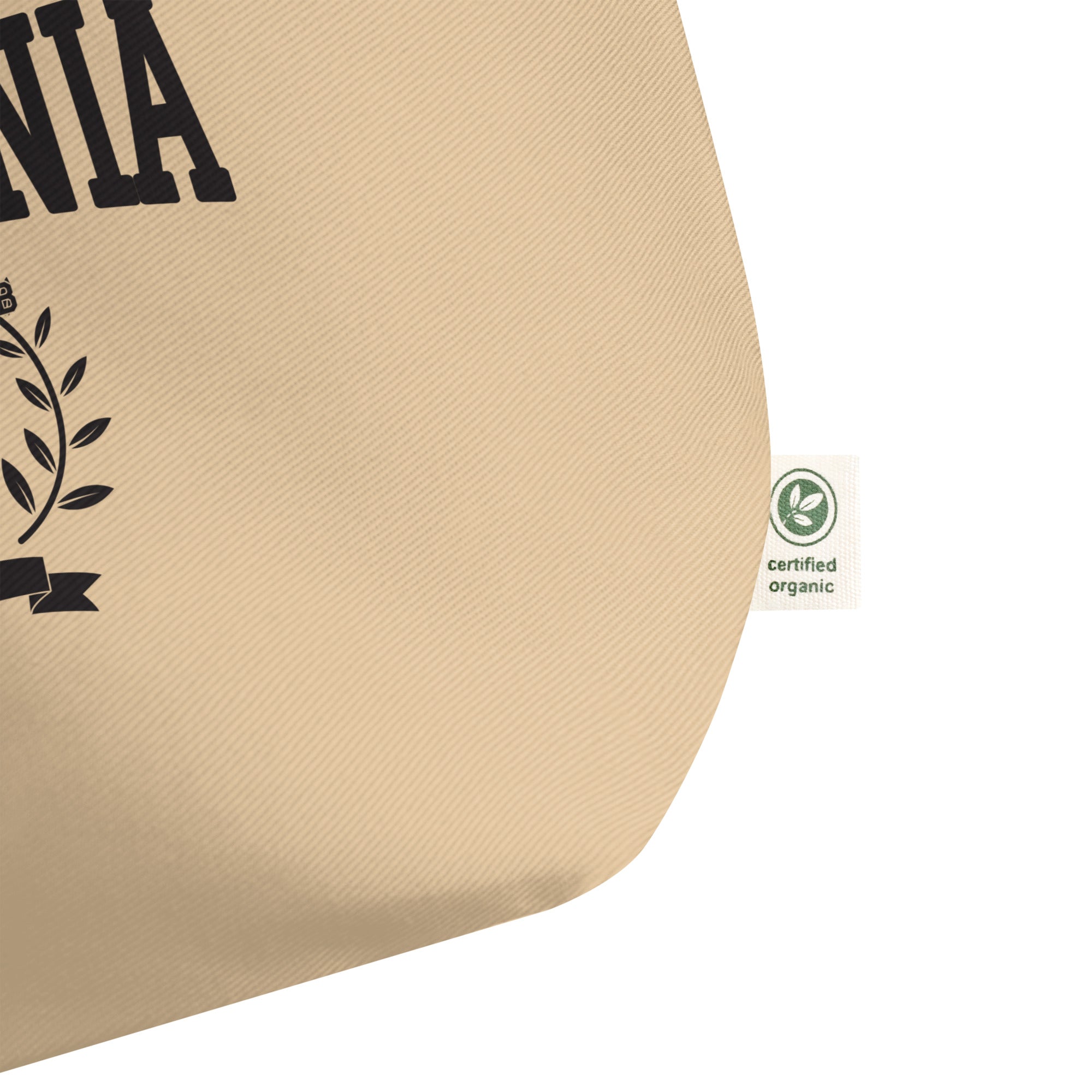 California Anime Research Club Fun Graphic Large Tote Bag-Beige