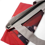 Attack on Titan Eren Red Canvas Character Tote Bag - BUCKET POPCORN