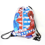Attack on Titan Levi and Eren Character Drawstring Bag - BUCKET POPCORN
