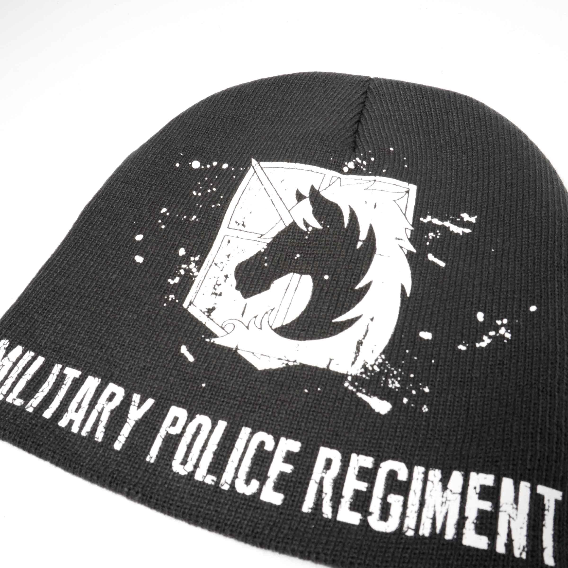 Attack On Titan Military Police Regiment Symbol Unfold Beanie - BUCKET POPCORN