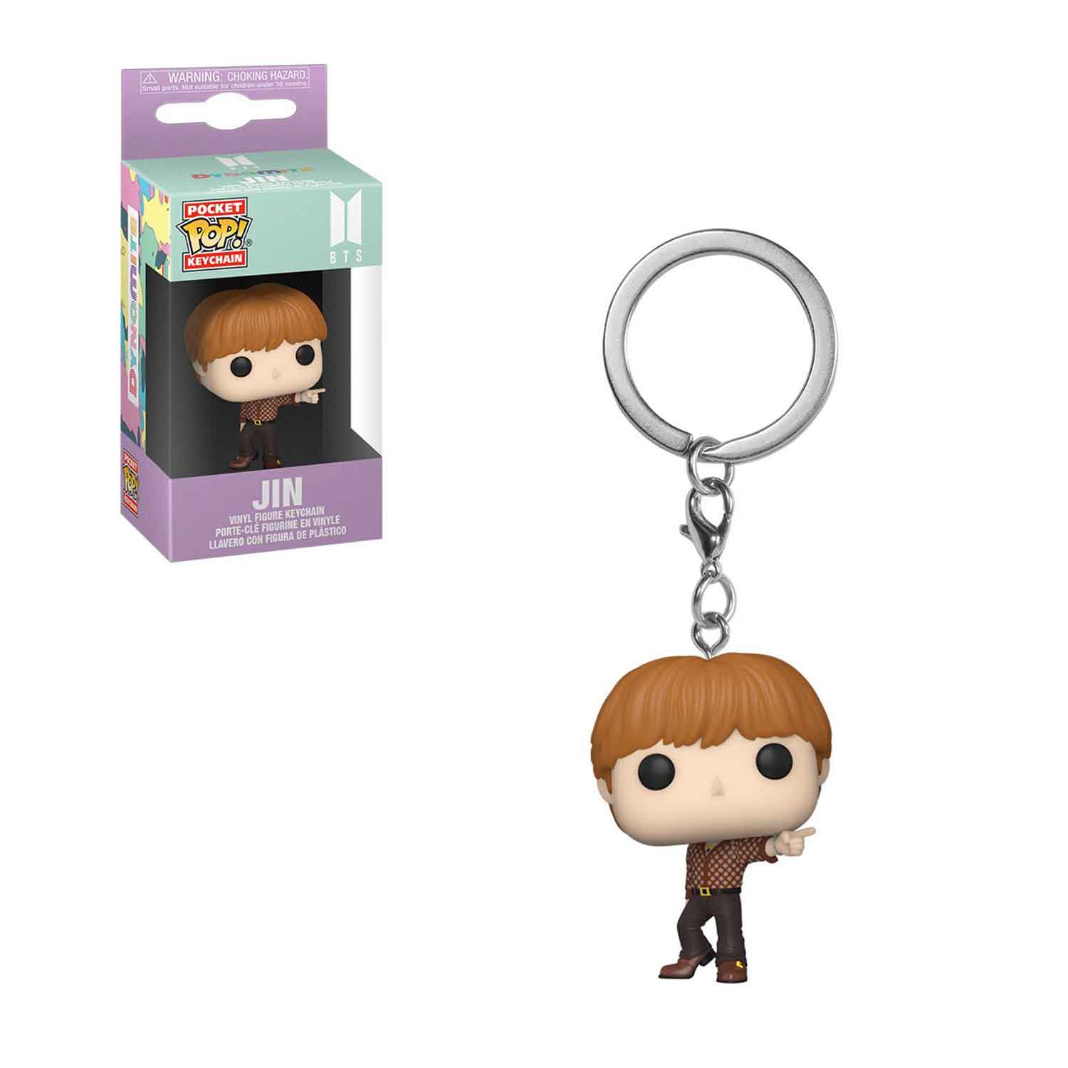 BTS Dynamite Jin Pocket Pop! Kpop Idol Character Keychain