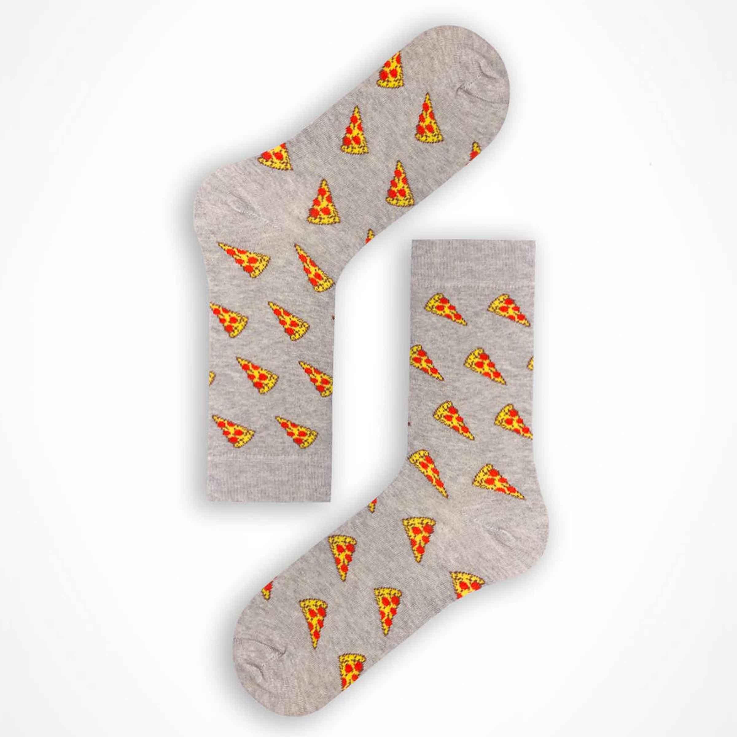 Fun Classic Pizza Box Unisex Socks 4 Pair Gift Set - BUCKET POPCORN