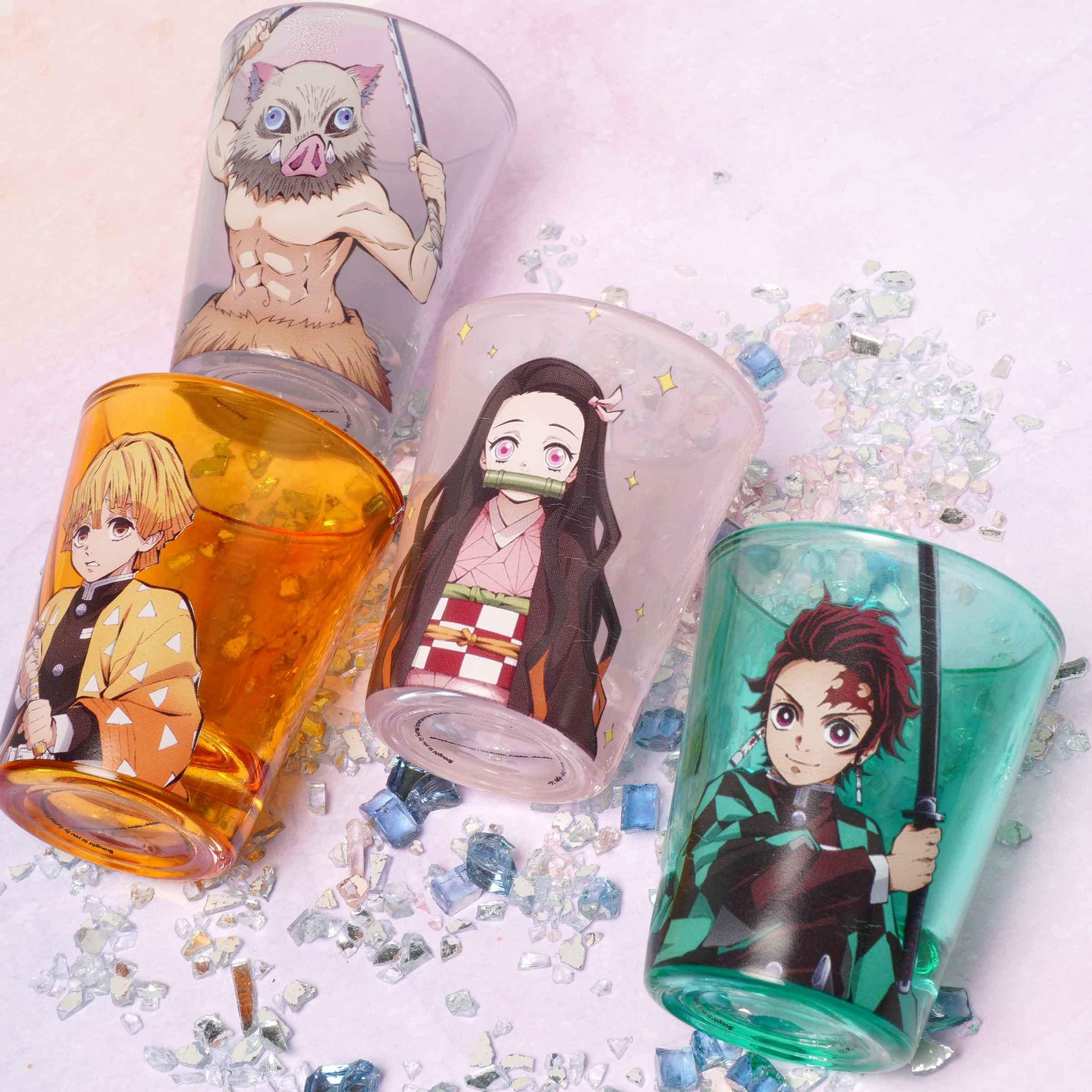 Demon Slayer 4-Pack Character Mini Shot Glass Set - BUCKET POPCORN