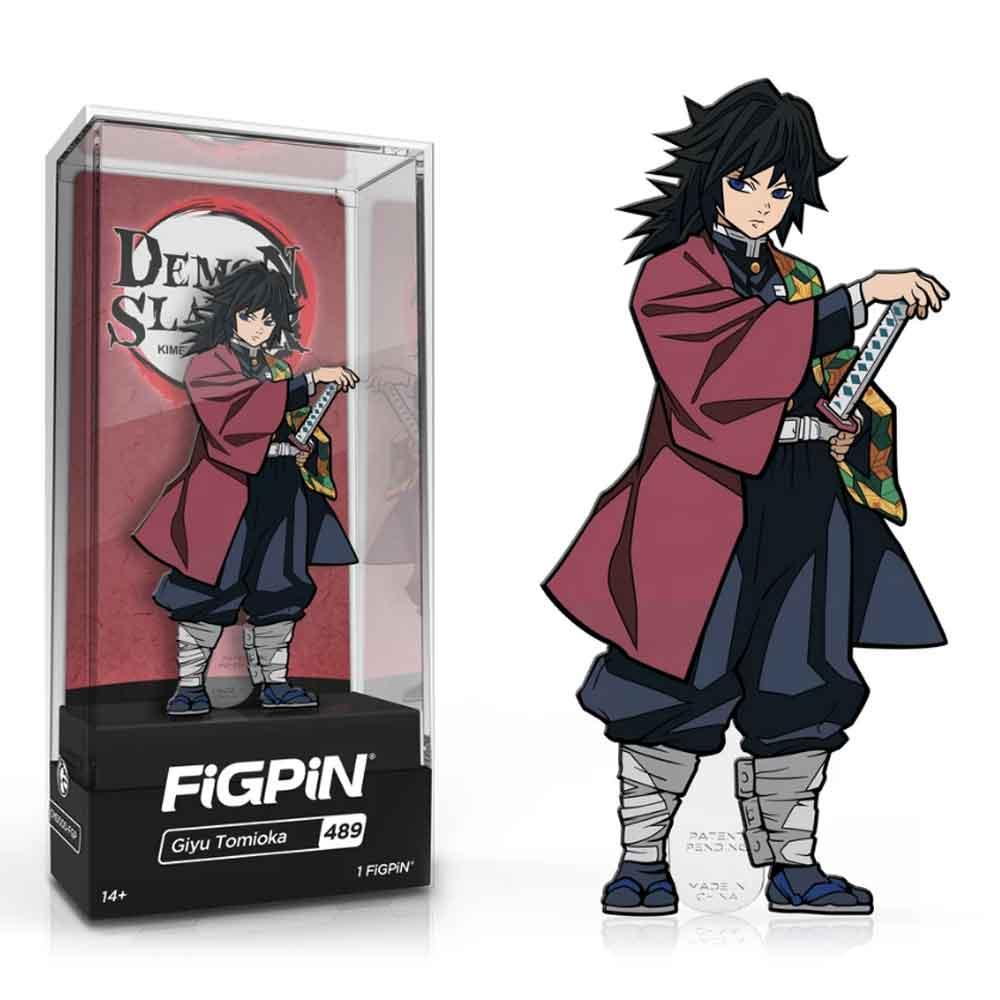 Demon Slayer Giyu Tomioka FiGPiN #489 Anime Enamel Pin - BUCKET POPCORN