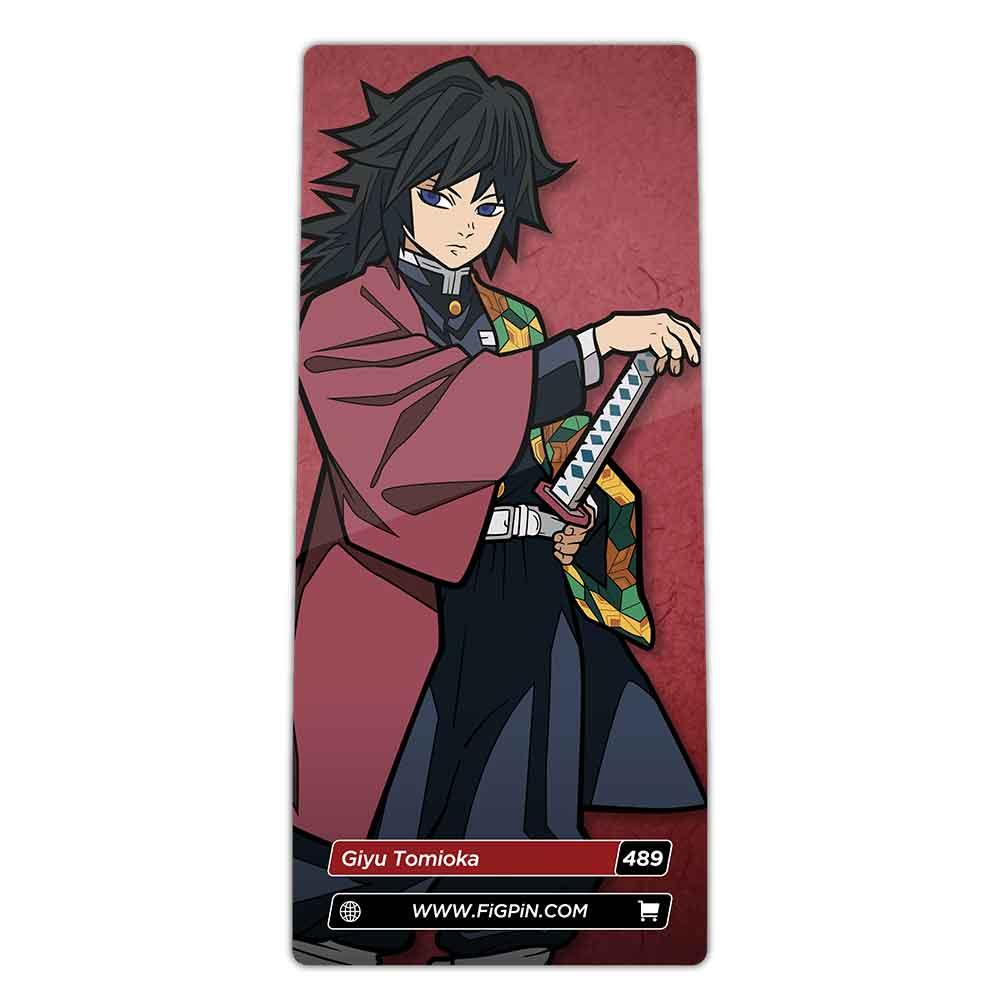 Demon Slayer Giyu Tomioka FiGPiN #489 Anime Enamel Pin - BUCKET POPCORN