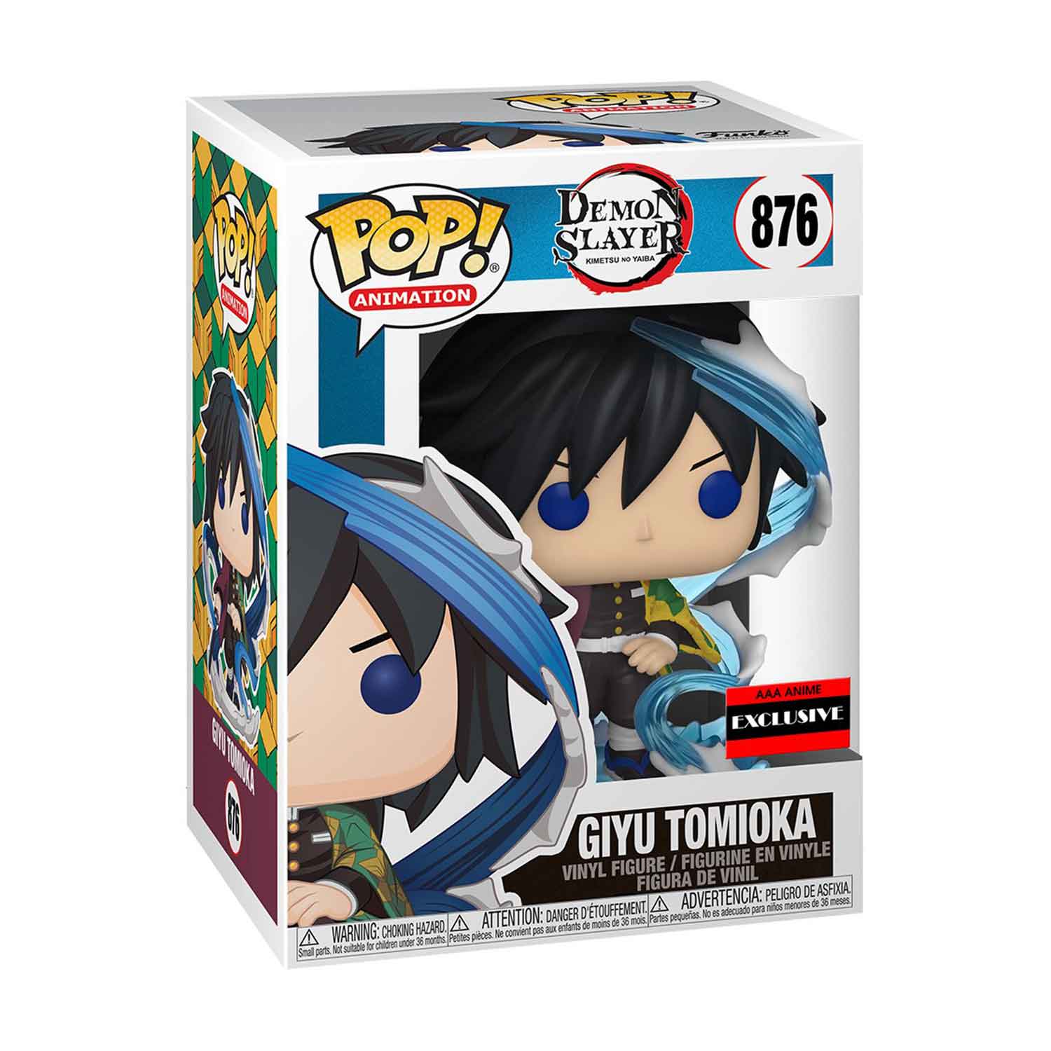 Demon Slayer Giyu Tomioka Funko Pop! Anime Figure AAA Anime Exclusive