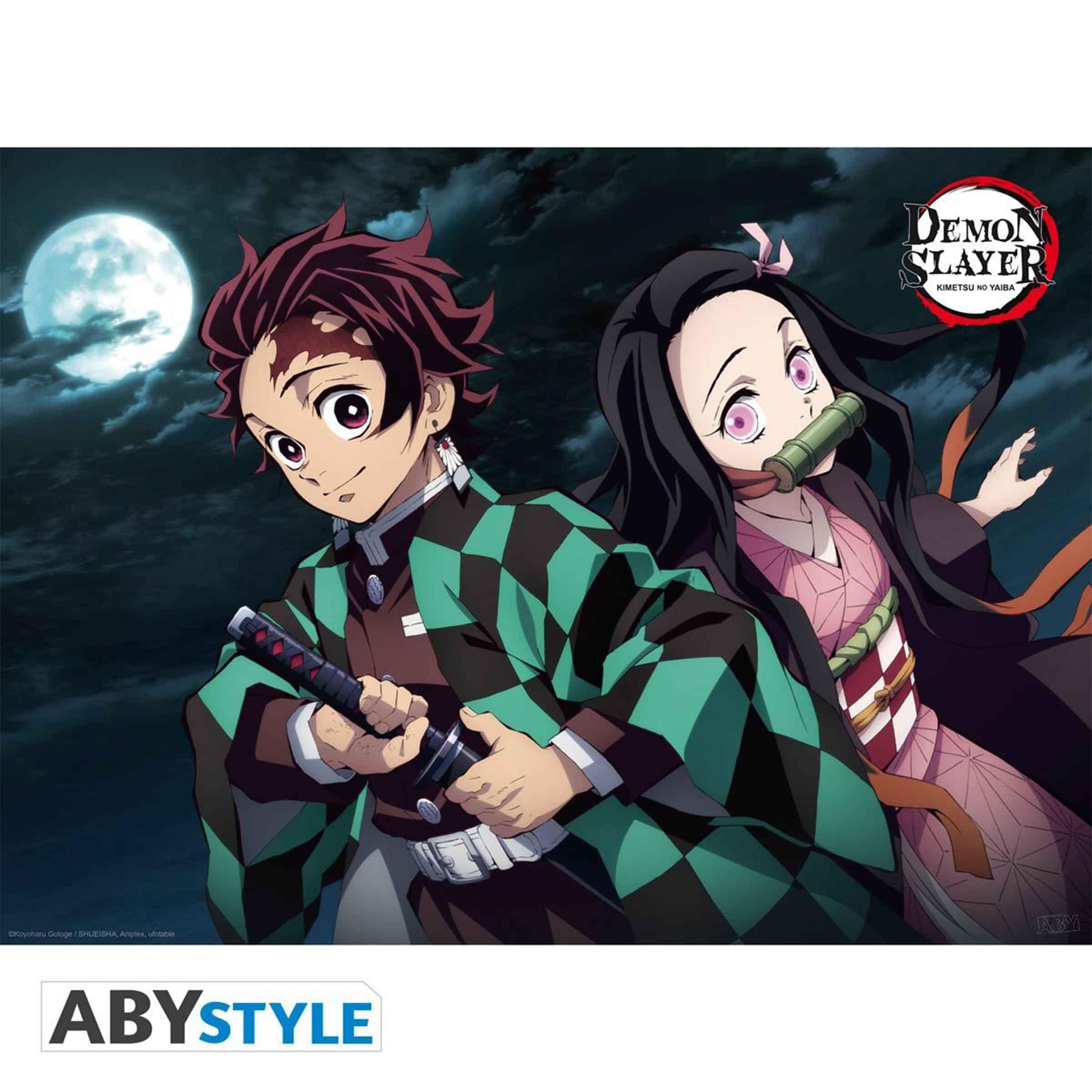 Demon Slayer Group Character Boxed Poster 2 Piece Set - BUCKET POPCORN