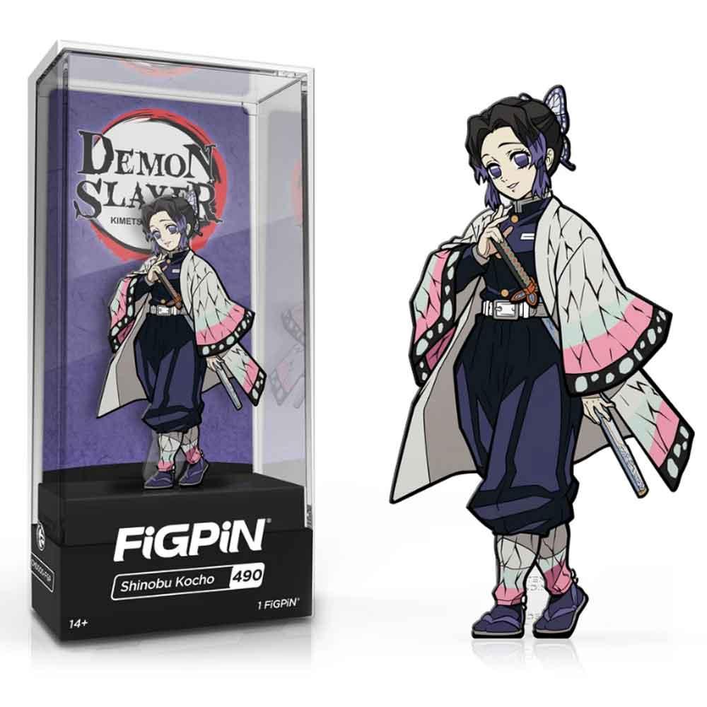 Demon Slayer Shinobu Kocho FiGPiN #490 Anime Enamel Pin - BUCKET POPCORN