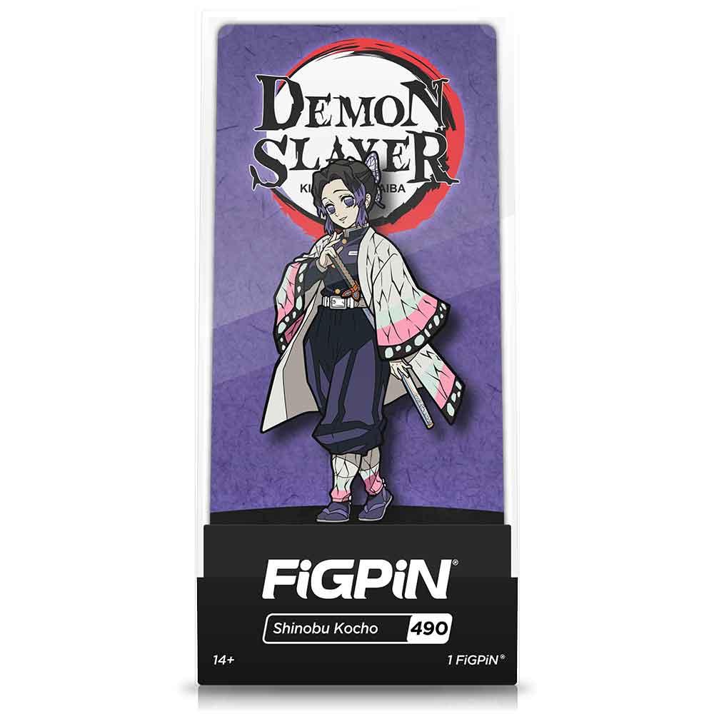 Demon Slayer Shinobu Kocho FiGPiN #490 Anime Enamel Pin - BUCKET POPCORN