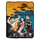 Demon Slayer Group Scene Throw Blanket