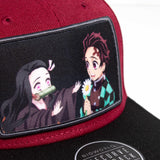 Demon Slayer Tanjiro and Nezuko Snapback Hat - BUCKET POPCORN