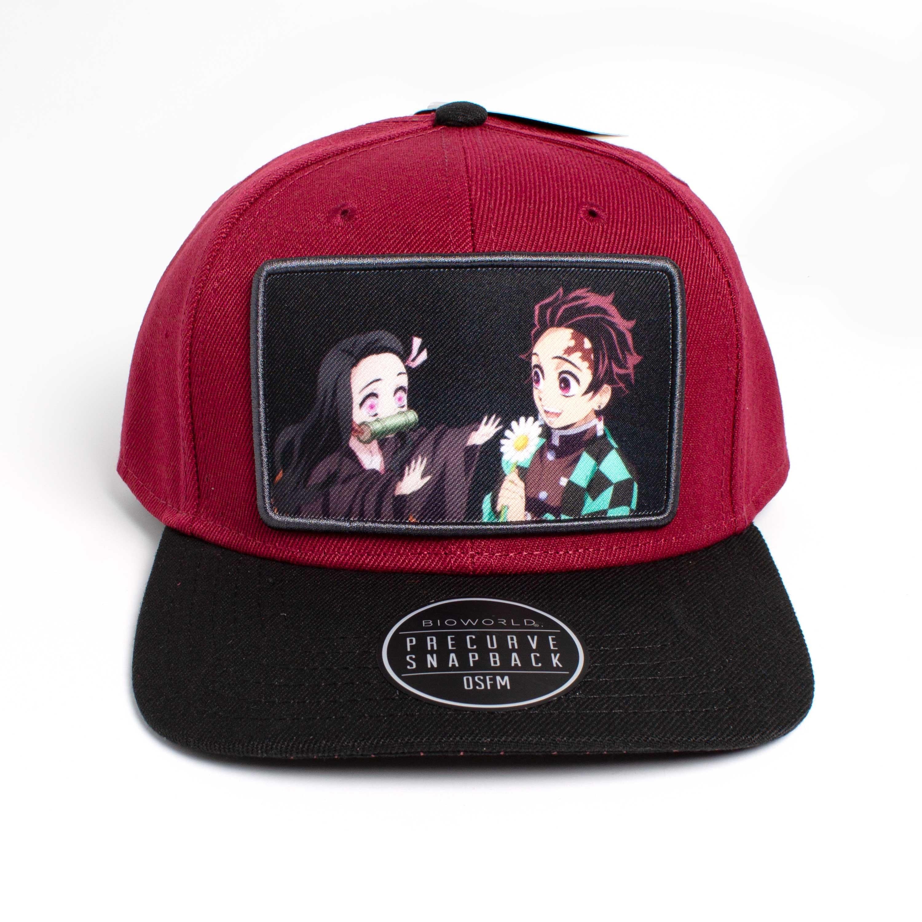 Demon Slayer Tanjiro and Nezuko Snapback Hat - BUCKET POPCORN