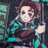 Demon Slayer Tanjiro Kamado Kimono Checker Character Backpack - BUCKET POPCORN