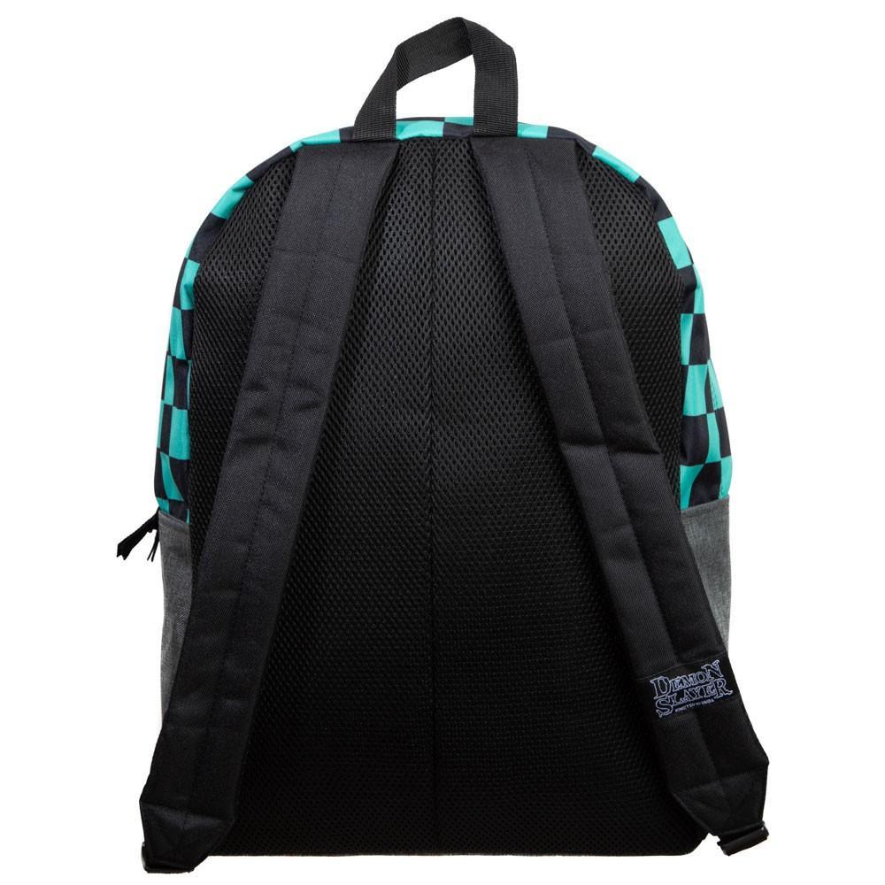 Demon Slayer Tanjiro Kamado Kimono Checker Character Backpack - BUCKET POPCORN