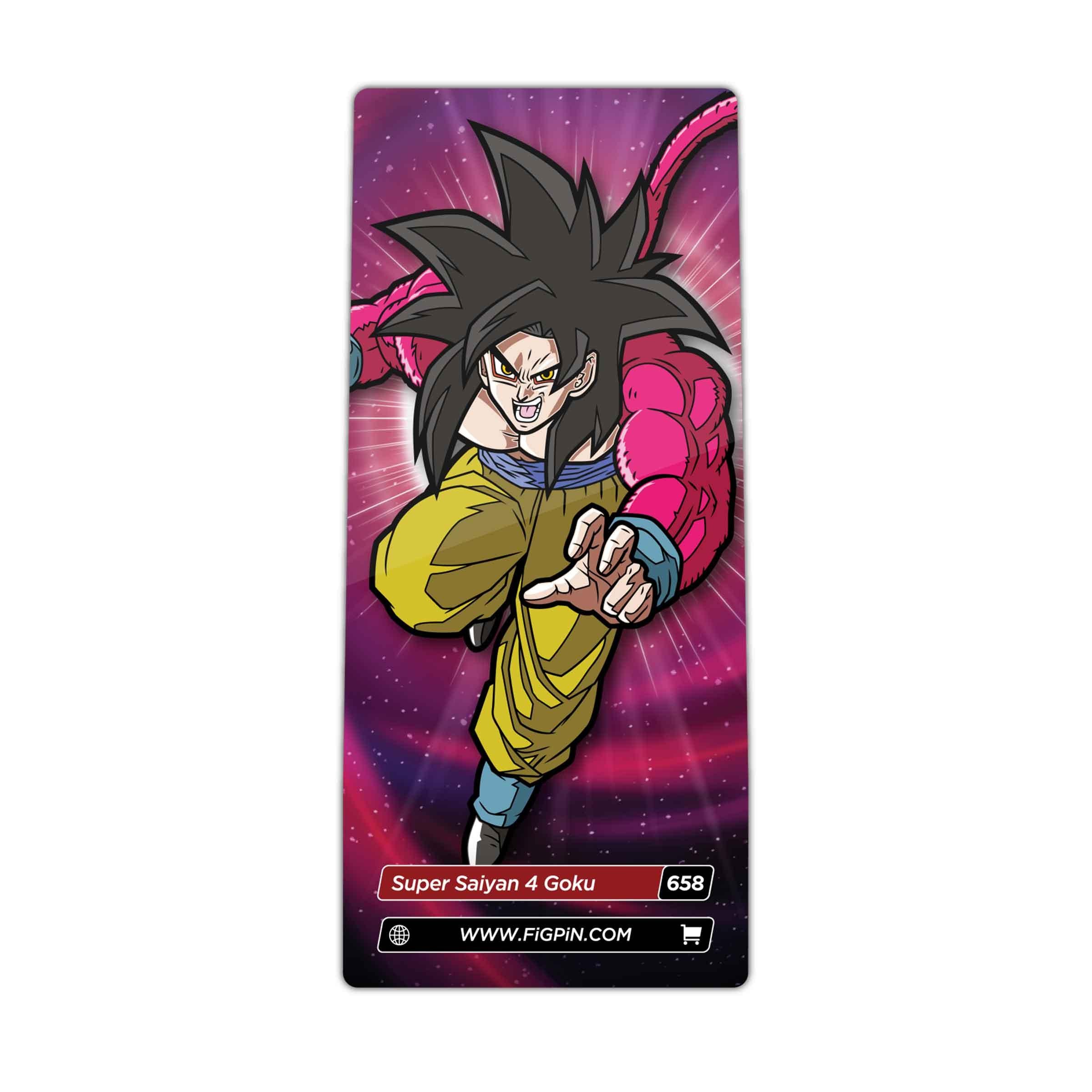 Dragon Ball GT Super Saiyan 4 Goku FiGPiN #662 Anime Enamel Pin - BUCKET POPCORN