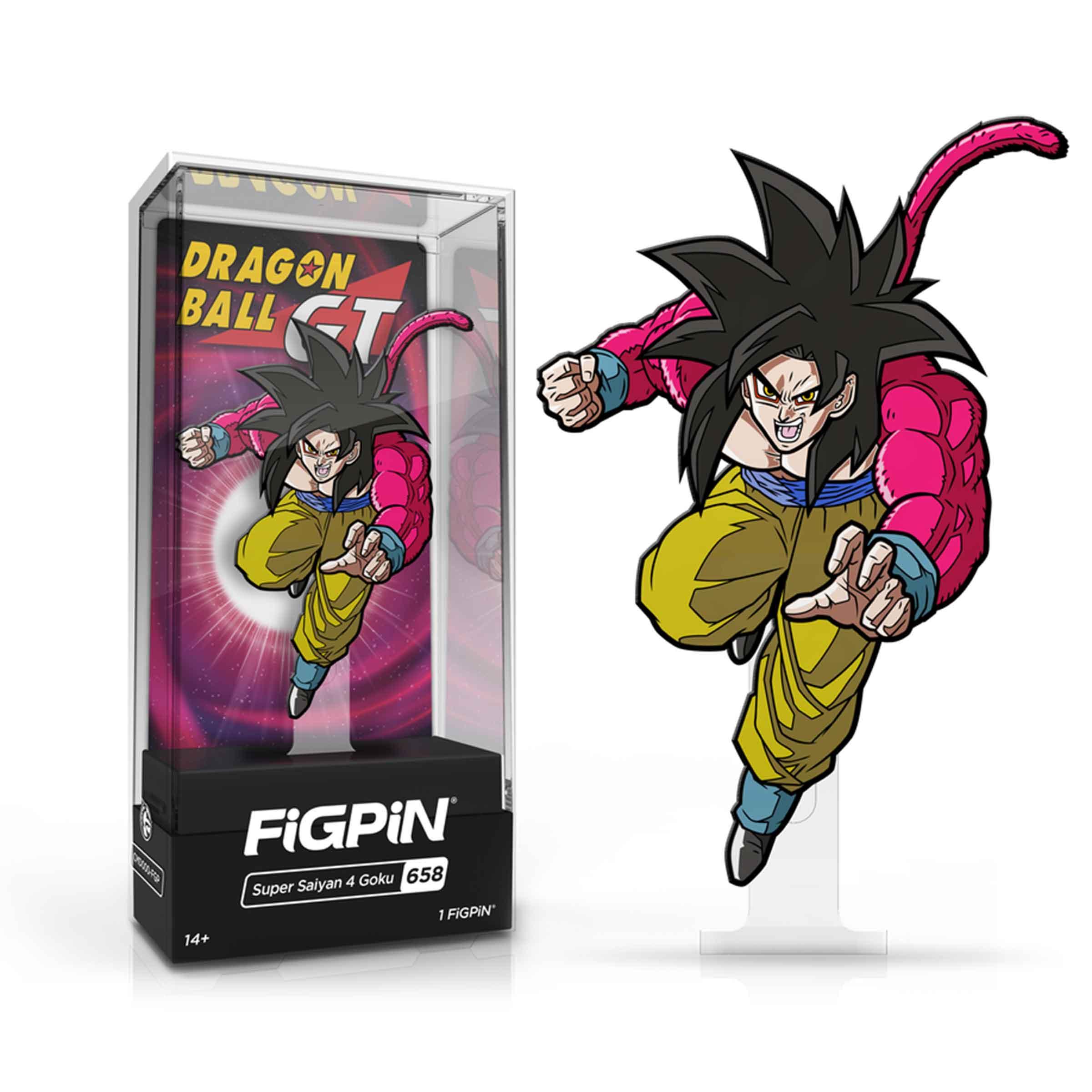 Dragon Ball GT Super Saiyan 4 Goku FiGPiN #662 Anime Enamel Pin - BUCKET POPCORN