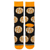 Dragon Ball Z Character and Symbol Men's Crew Socks 5 pc Set - BUCKET POPCORN