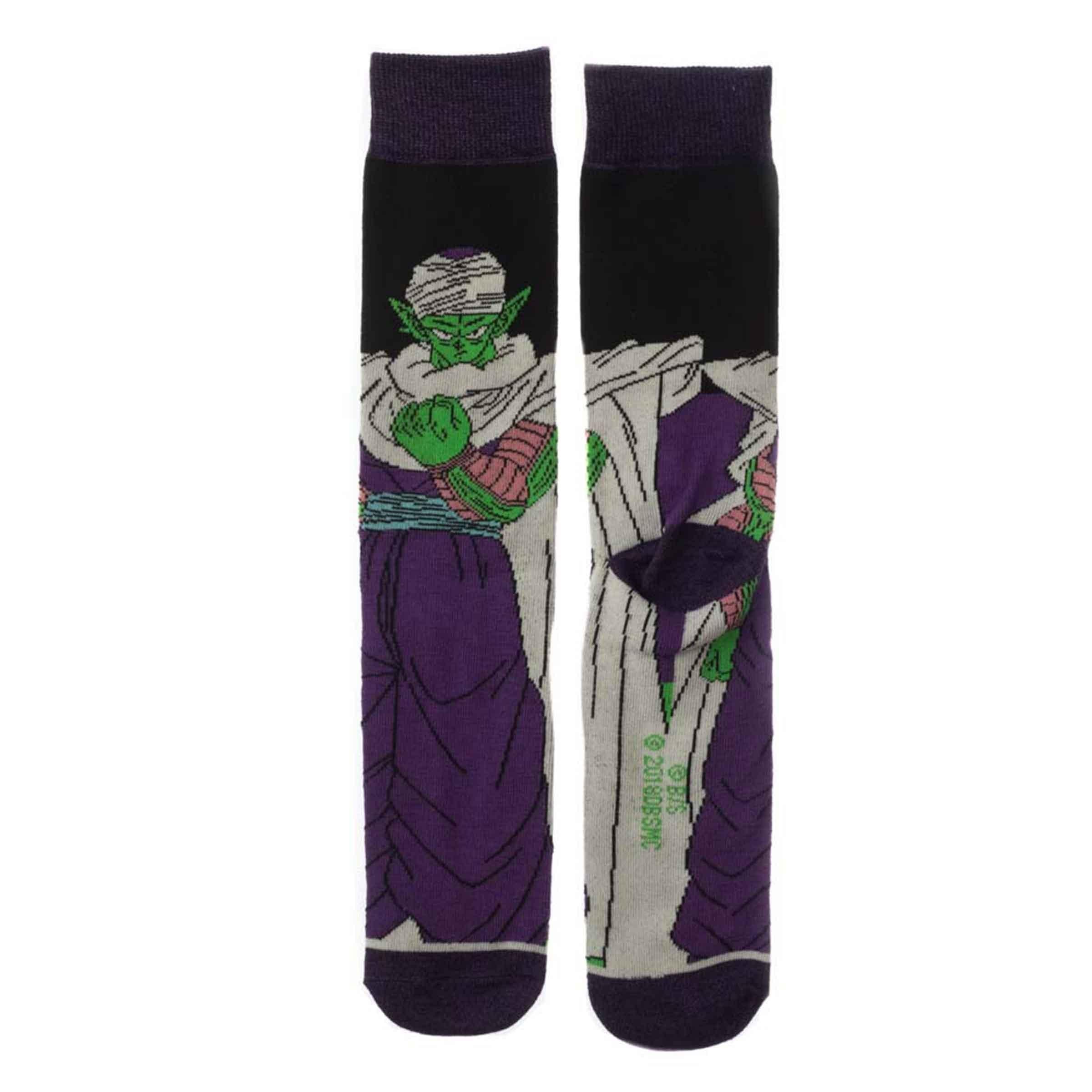 Dragon Ball Z Character and Symbol Men's Crew Socks 5 pc Set - BUCKET POPCORN