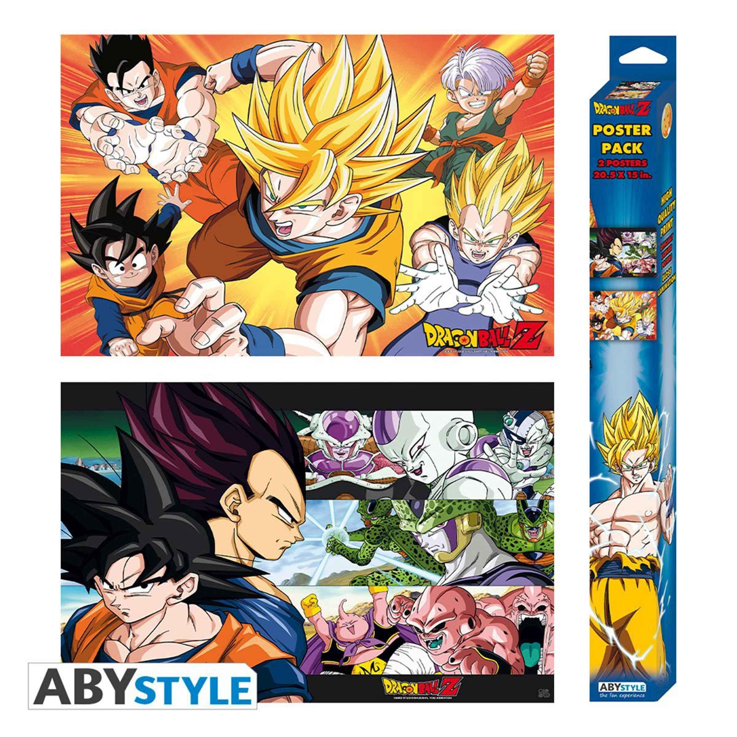 Dragon Ball Z Fight for Survival Poster 2 Piece Set - BUCKET POPCORN