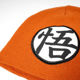 Dragon Ball Z Goku Symbol Embroidered Orange Beanie - BUCKET POPCORN