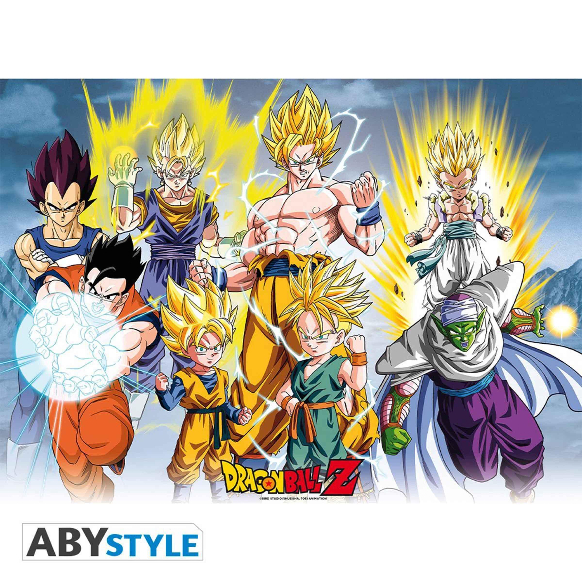 Dragon Ball Z Group Character Boxed Poster 2 Piece Set - BUCKET POPCORN
