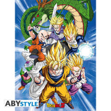 Dragon Ball Z Group Character Boxed Poster 2 Piece Set - BUCKET POPCORN