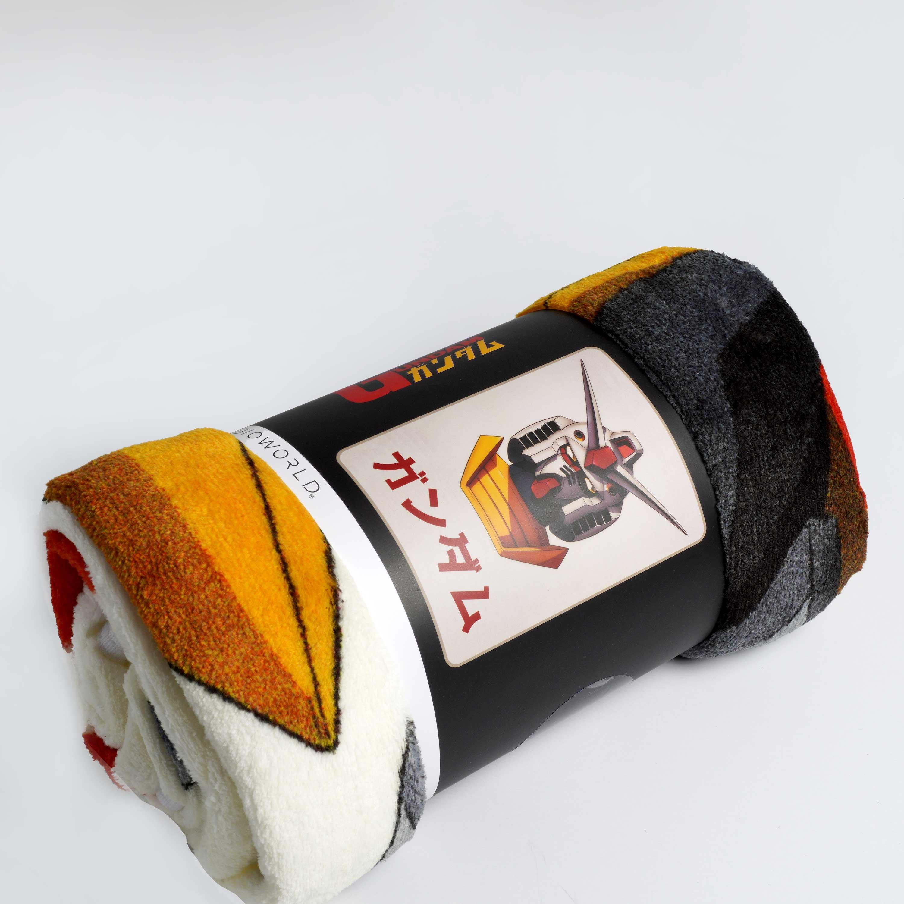 Gundam Original Fleece Throw Blanket - BUCKET POPCORN