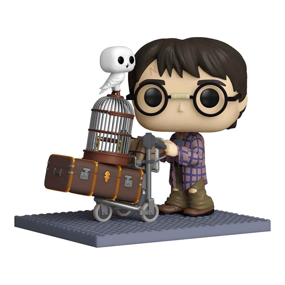 Harry Potter and the Sorcerer's Stone 20th Anniversary Harry Pushing Trolley Deluxe Pop! Figure