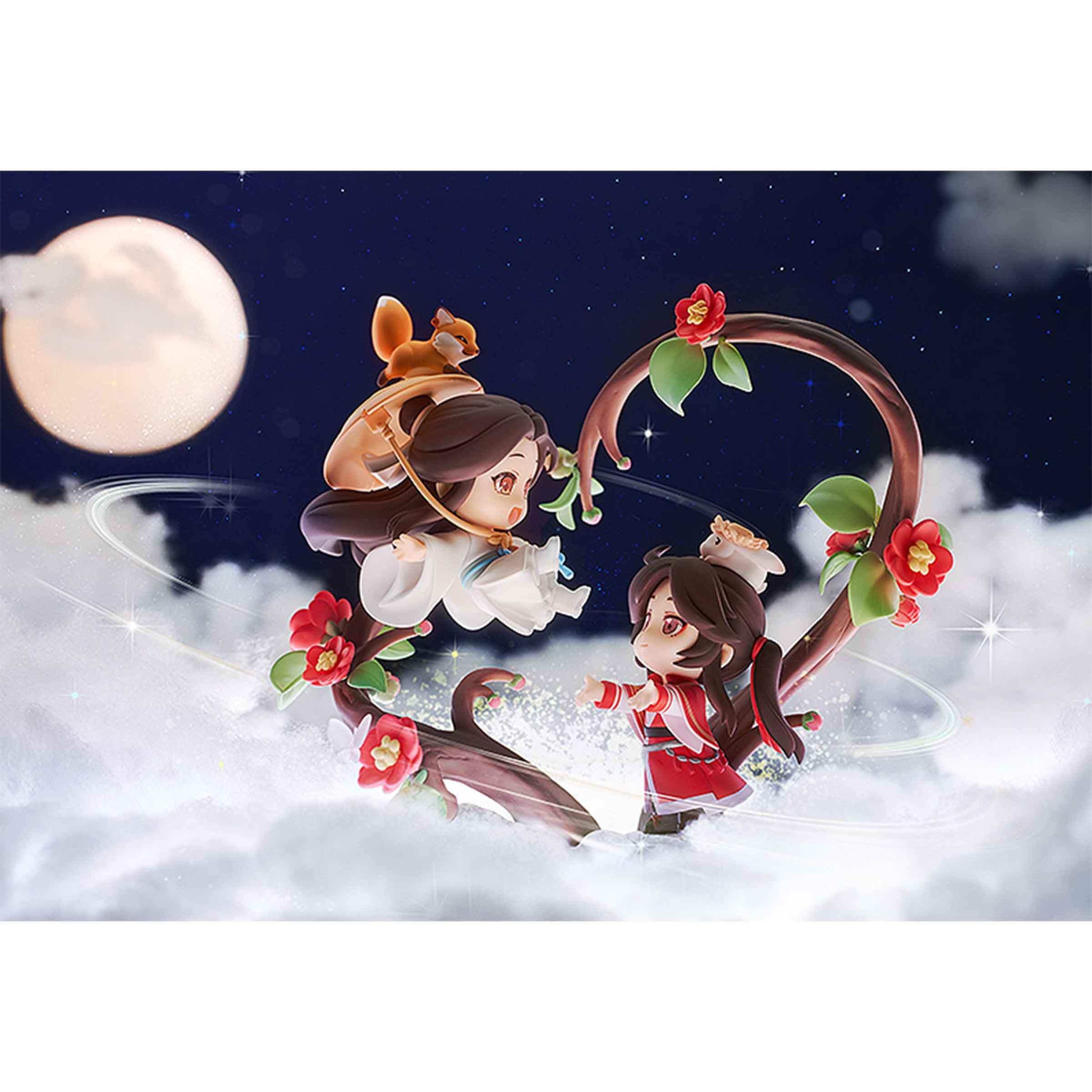 Heaven Official's Blessing Chibi Figures Xie Lian & San Lang: Until I Reach Your Heart Ver. - BUCKET POPCORN