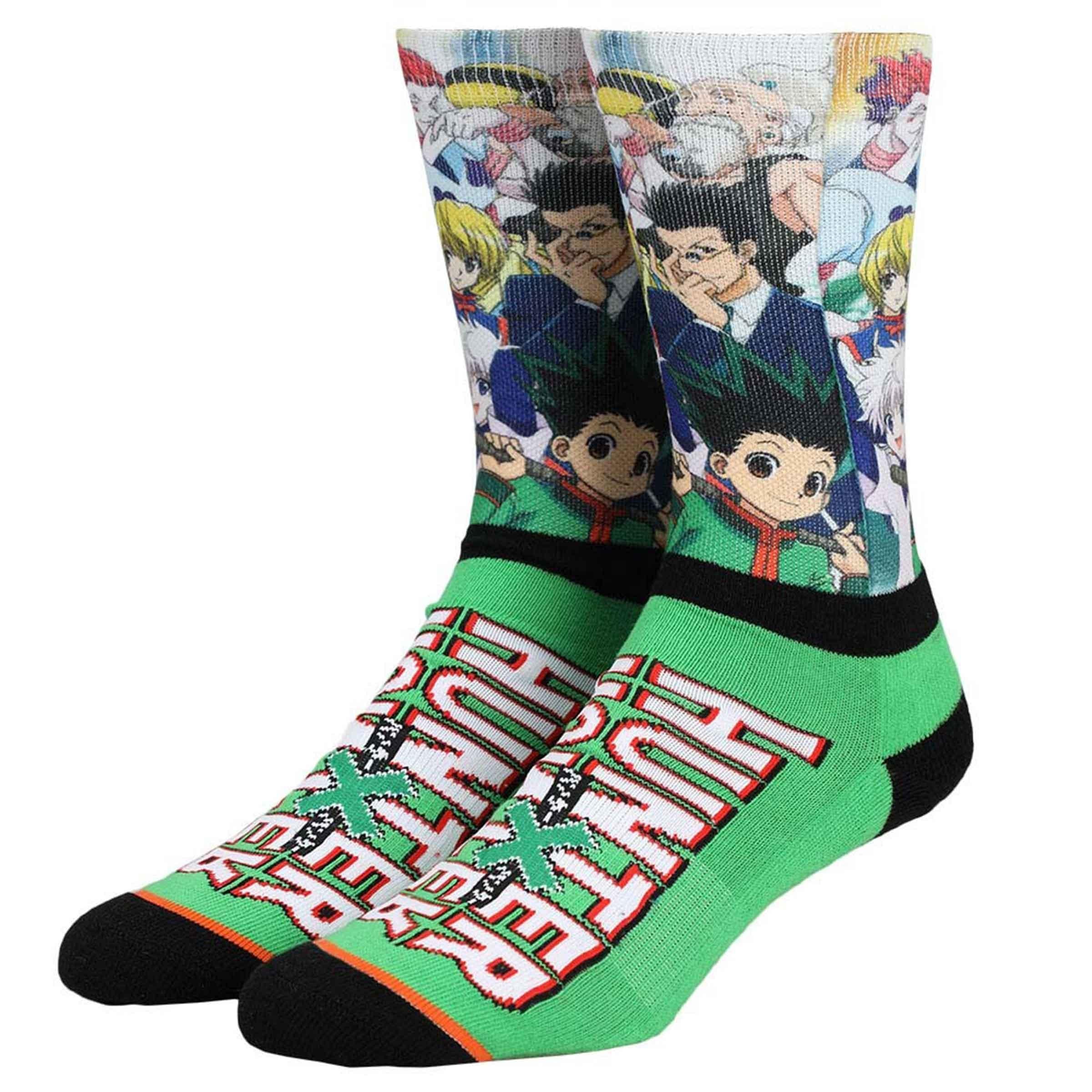 Hunter x Hunter Men's Character Crew Socks - BUCKET POPCORN