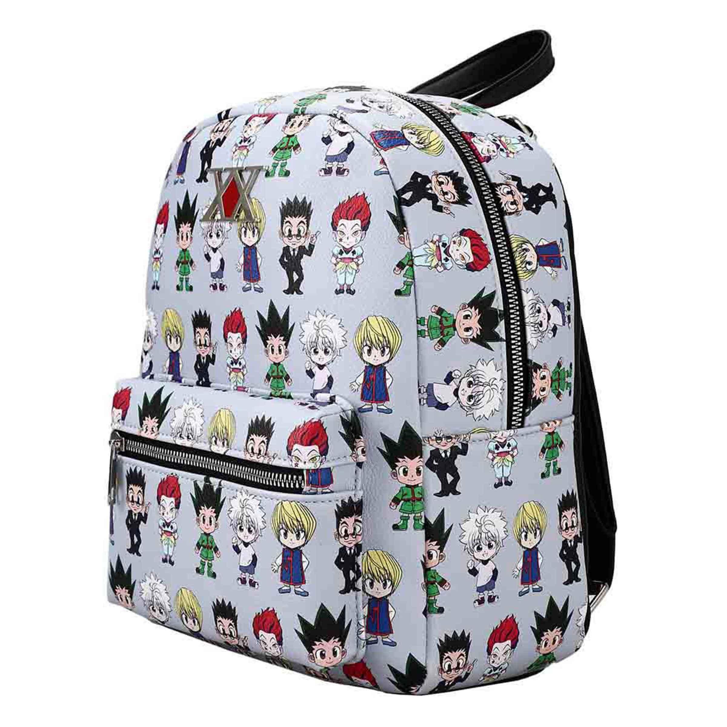 Hunter x Hunter Chibi Main Characters All Over Print Mini Backpack - BUCKET POPCORN