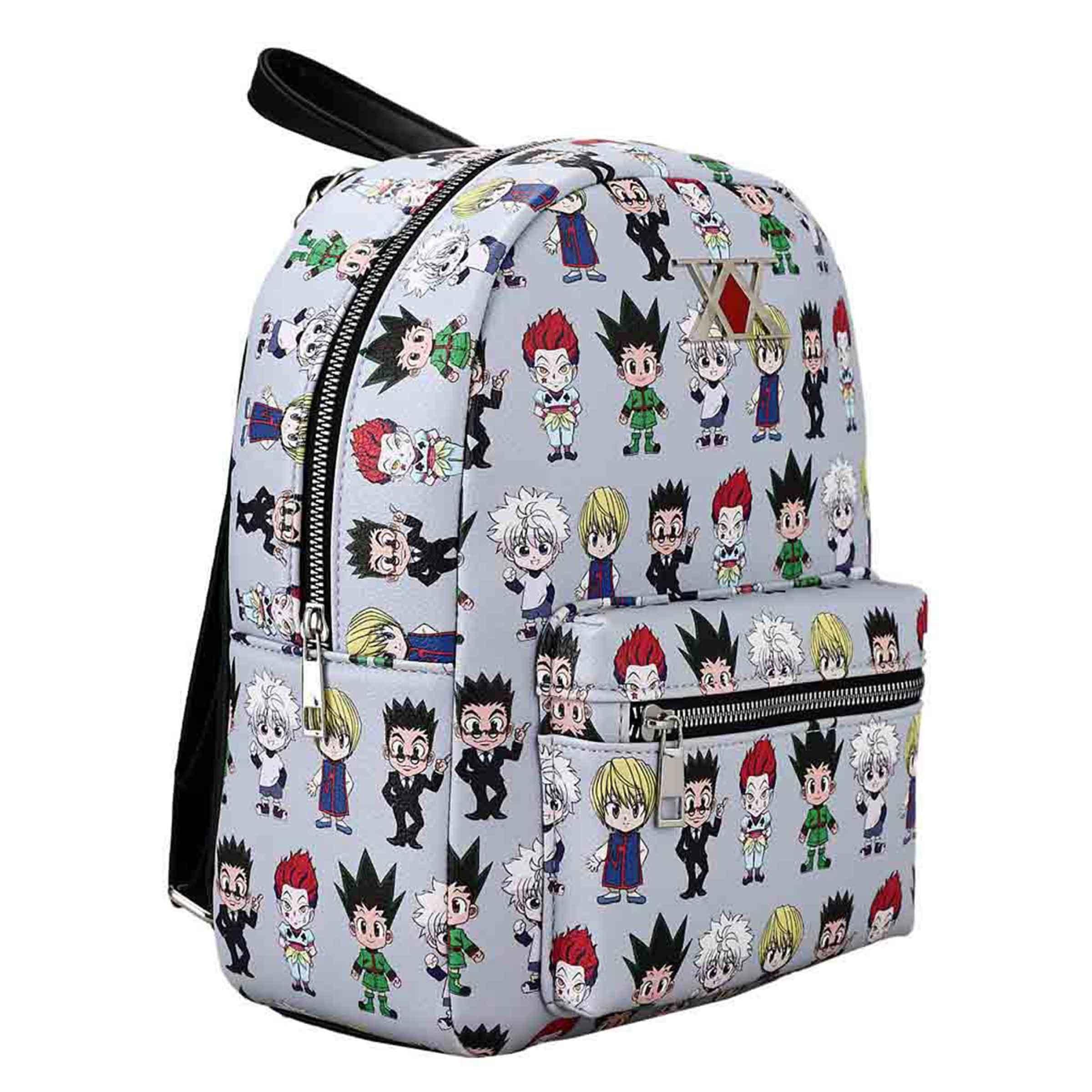 Hunter x Hunter Chibi Main Characters All Over Print Mini Backpack - BUCKET POPCORN