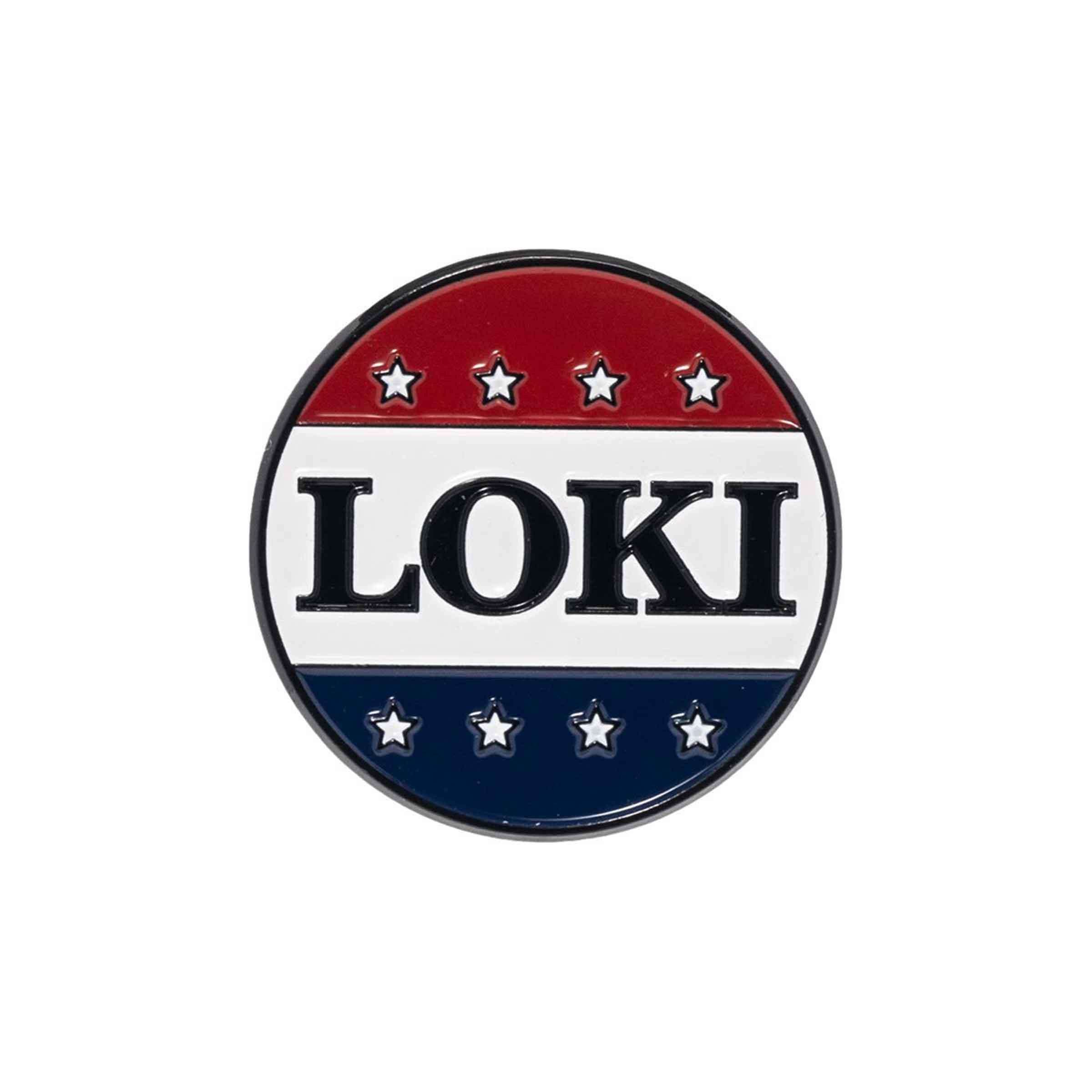 Loki President Loki Button and Alligator Loki Enamel Pin 2-Pack Set - BUCKET POPCORN