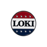 Loki President Loki Button and Alligator Loki Enamel Pin 2-Pack Set - BUCKET POPCORN