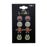 Loki Stud Earrings 4-Pair-Pack - BUCKET POPCORN