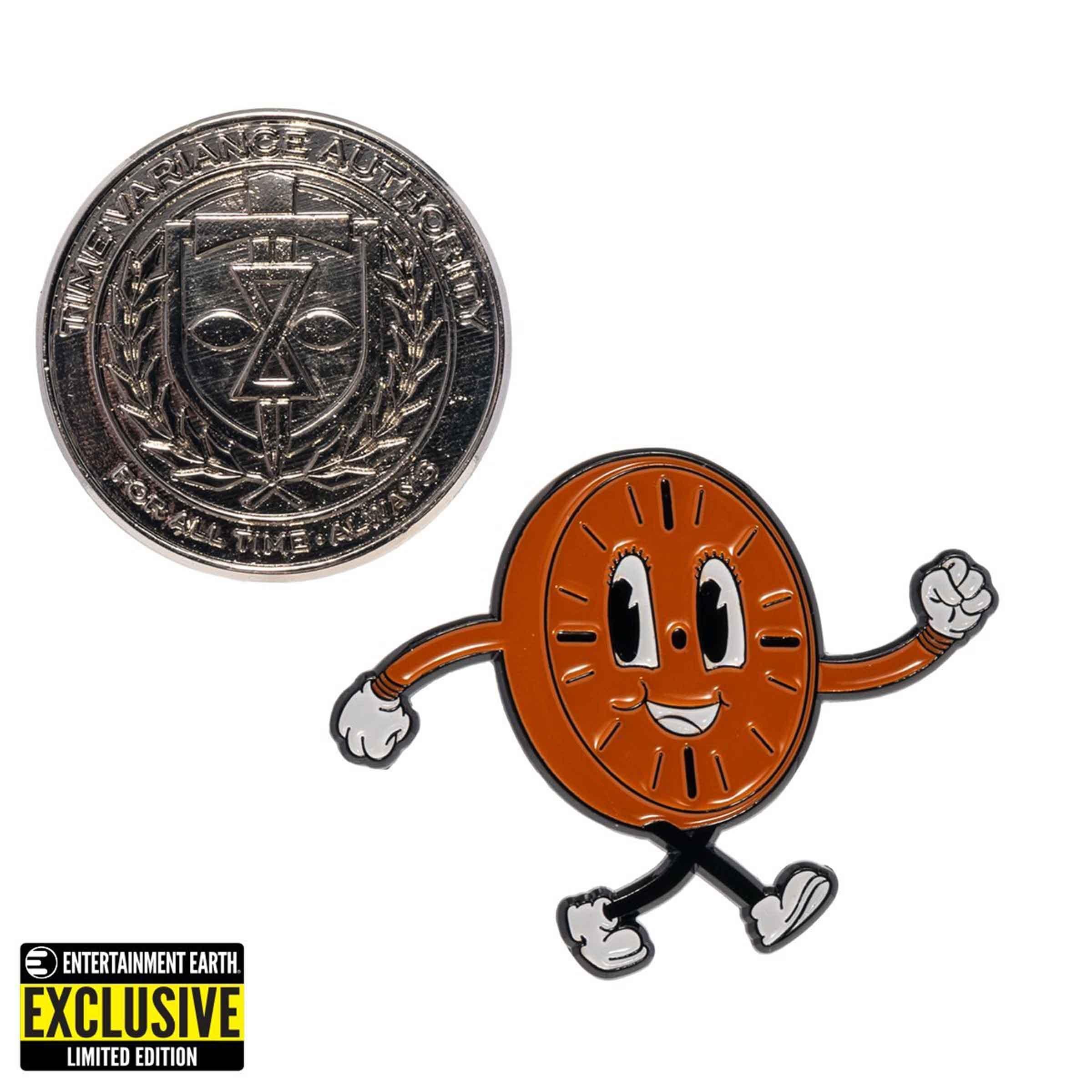 Loki Time Variance Authority and Miss Minutes Enamel Pin 2-Pack Set - BUCKET POPCORN