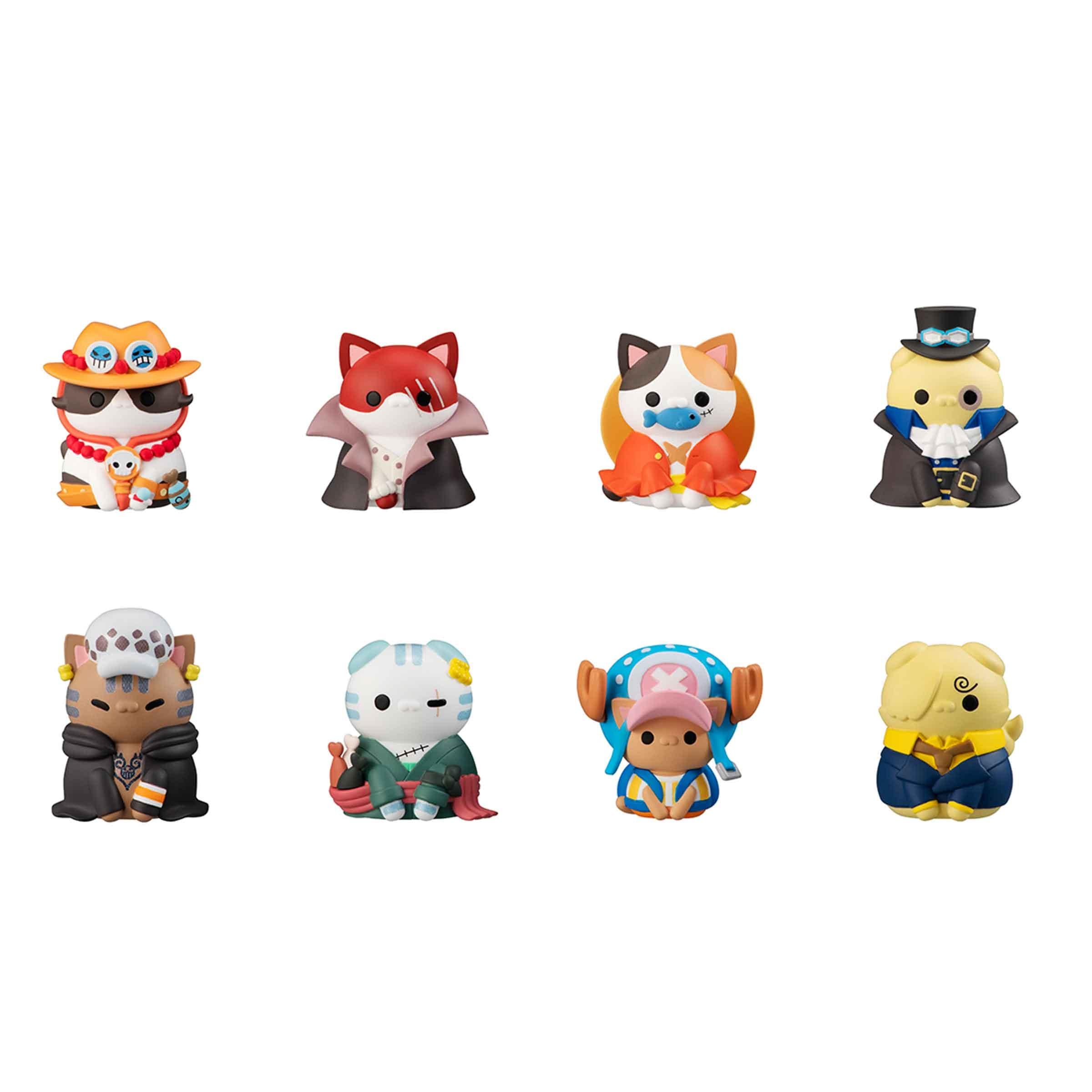 Mega Cat Project NyanPieceNyan! Vol 1 Mini Figure Set - BUCKET POPCORN