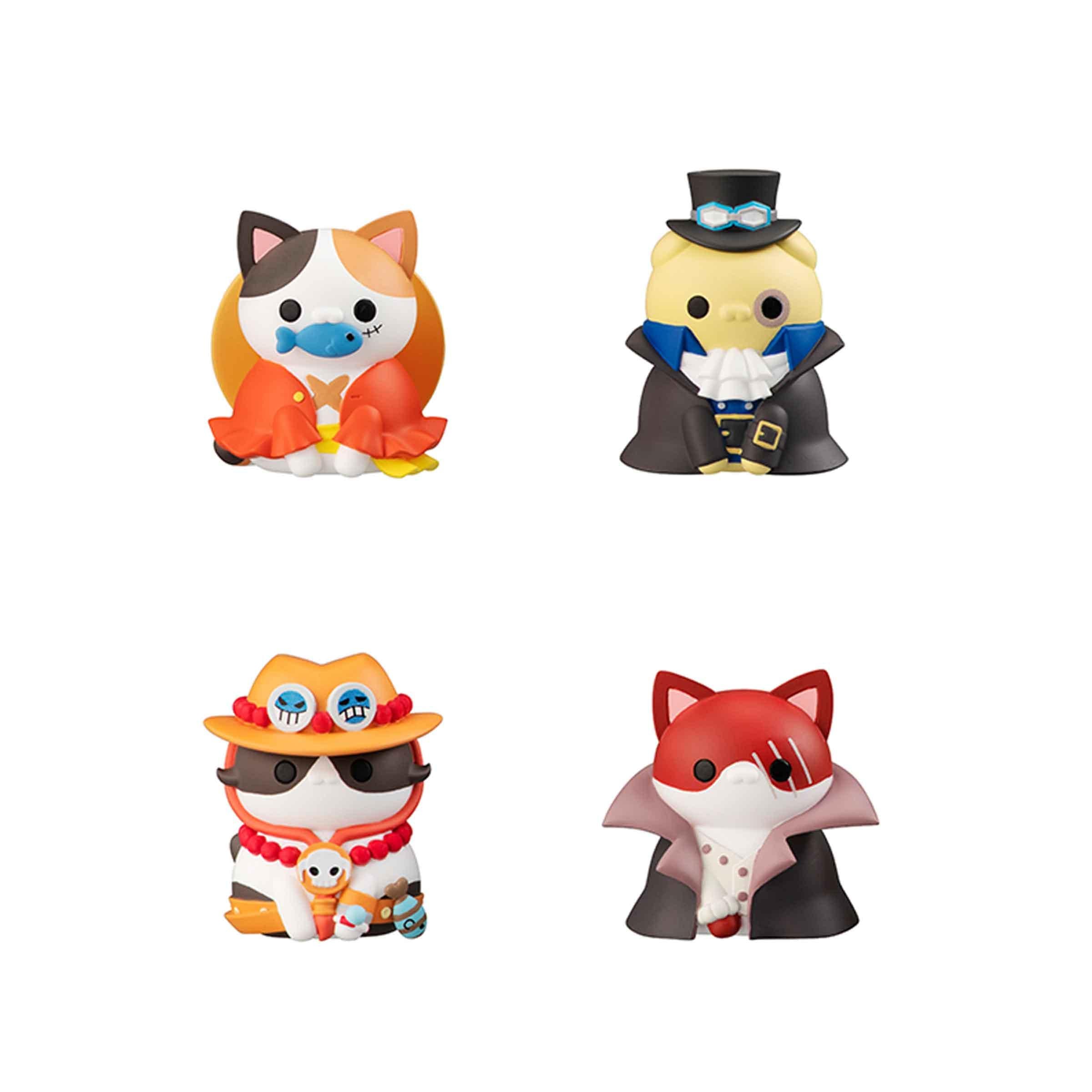 Mega Cat Project NyanPieceNyan! Vol 1 Mini Figure Set - BUCKET POPCORN