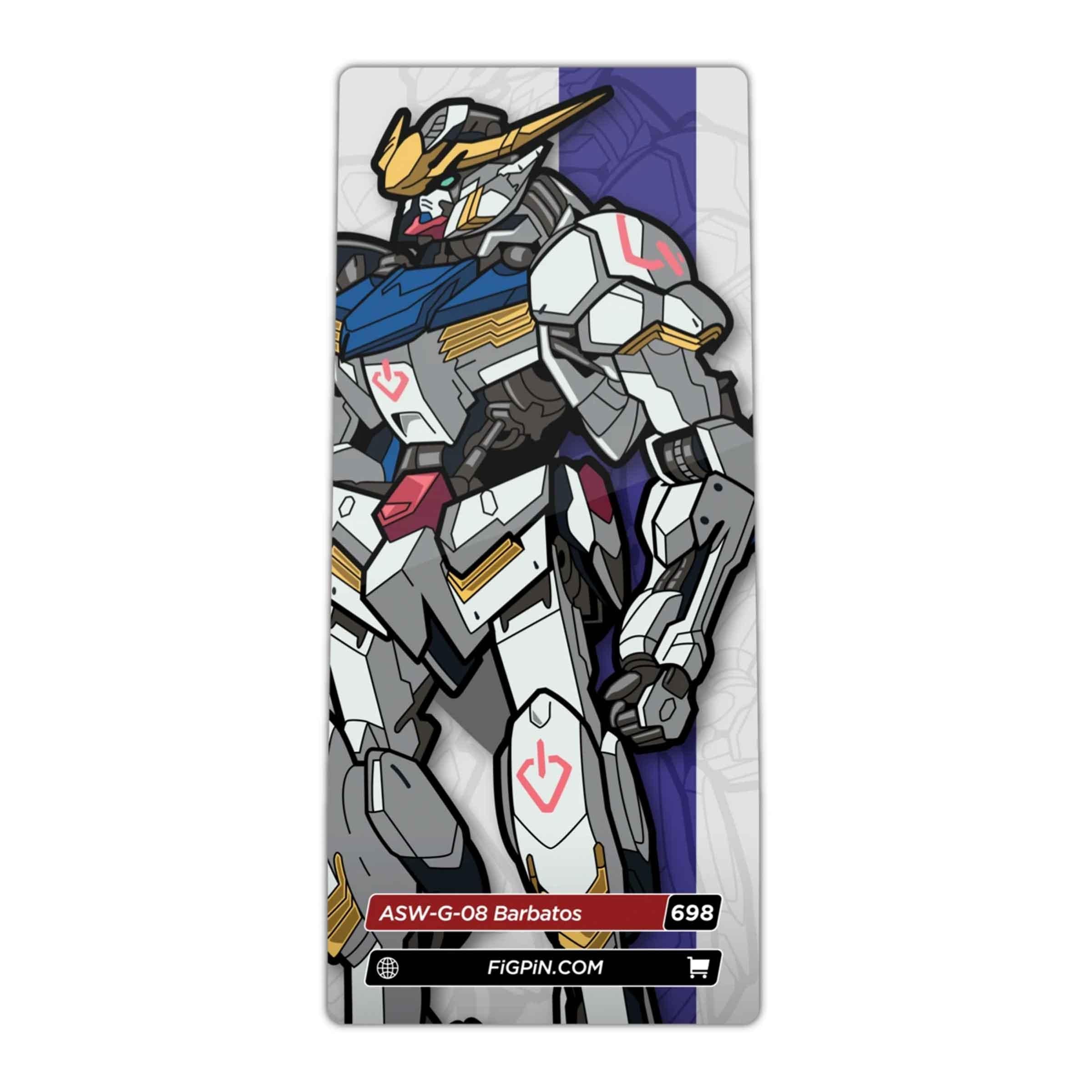 Mobile Suit Gundam ASW-G-08 Barbatos FiGPiN #698 Enamel Pin - BUCKET POPCORN