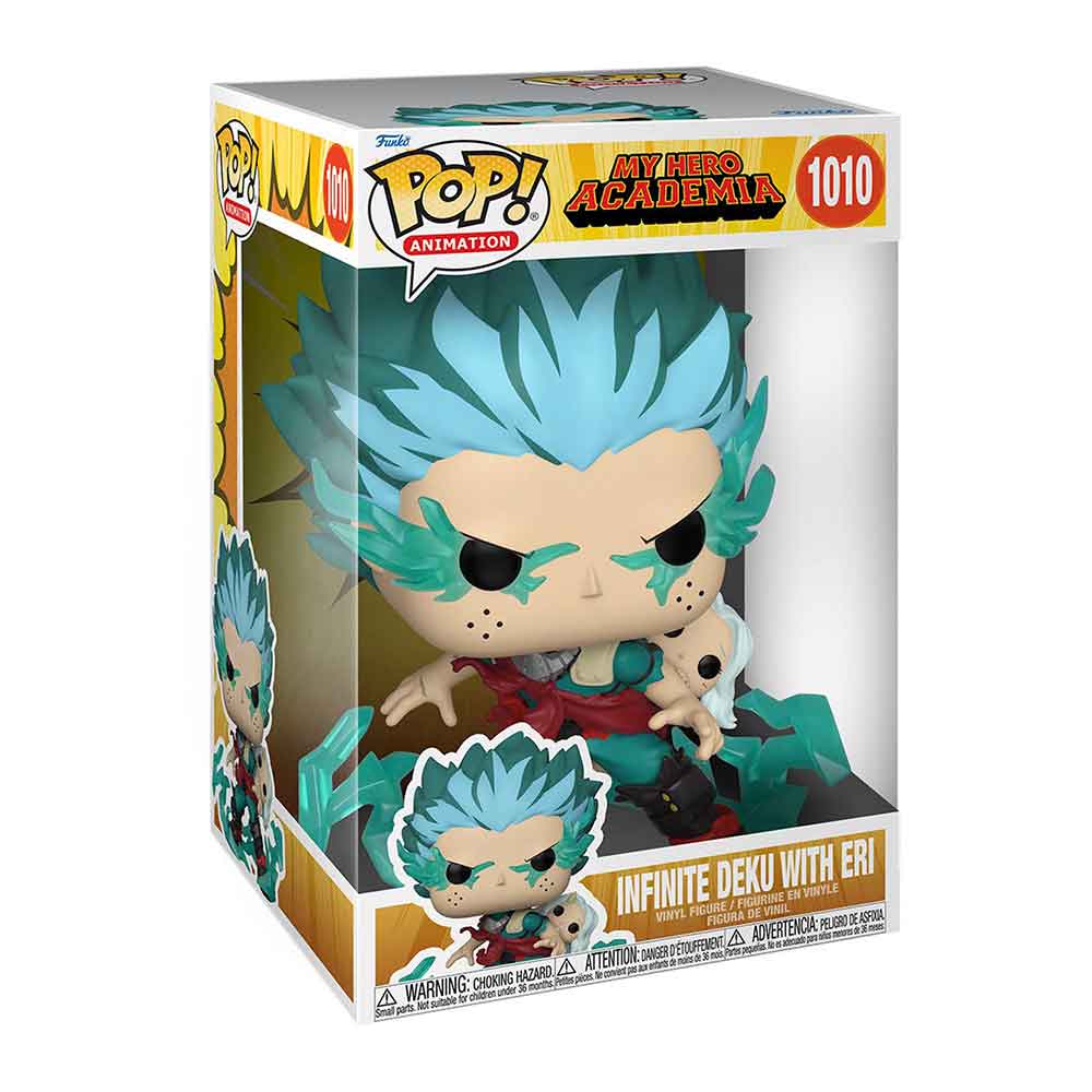 My Hero Academia Izuku Midoriya Infinite Deku with Eri 10" Super Size Funko Pop! Anime Figure