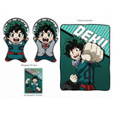 My Hero Academia Izuku Midoriya Shaped Pillow Blanket Sticker Set