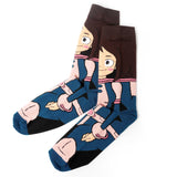 My Hero Academia Unisex Ochaco 360 Character Socks - BUCKET POPCORN