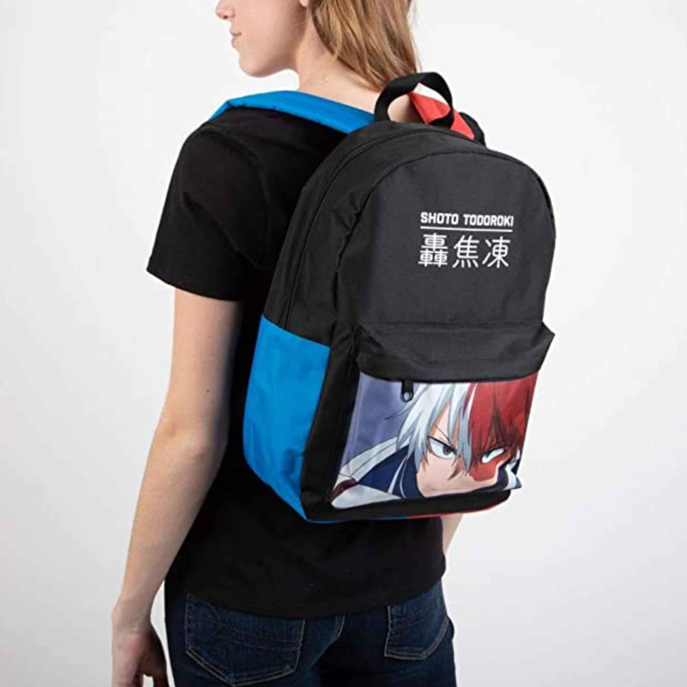 My Hero Academia Todoroki Color Block Backpack - BUCKET POPCORN
