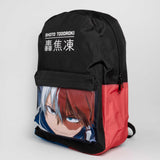 My Hero Academia Todoroki Color Block Backpack - BUCKET POPCORN