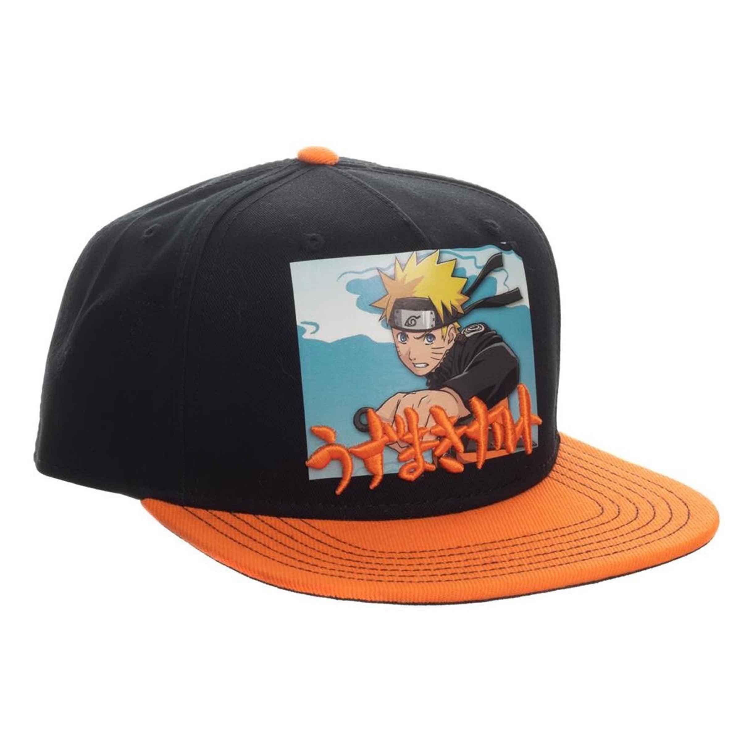 Naruto Shippuden Printed Screenshot with Embroidery Snapback Hat - BUCKET POPCORN