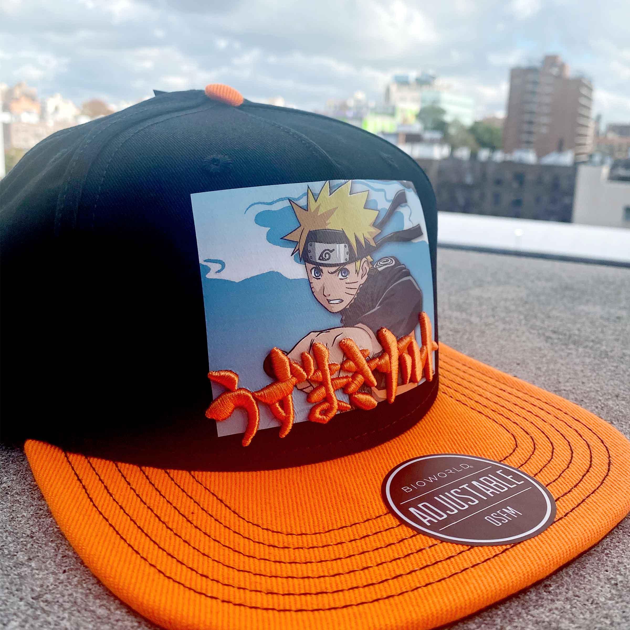 Naruto Shippuden Printed Screenshot with Embroidery Snapback Hat - BUCKET POPCORN