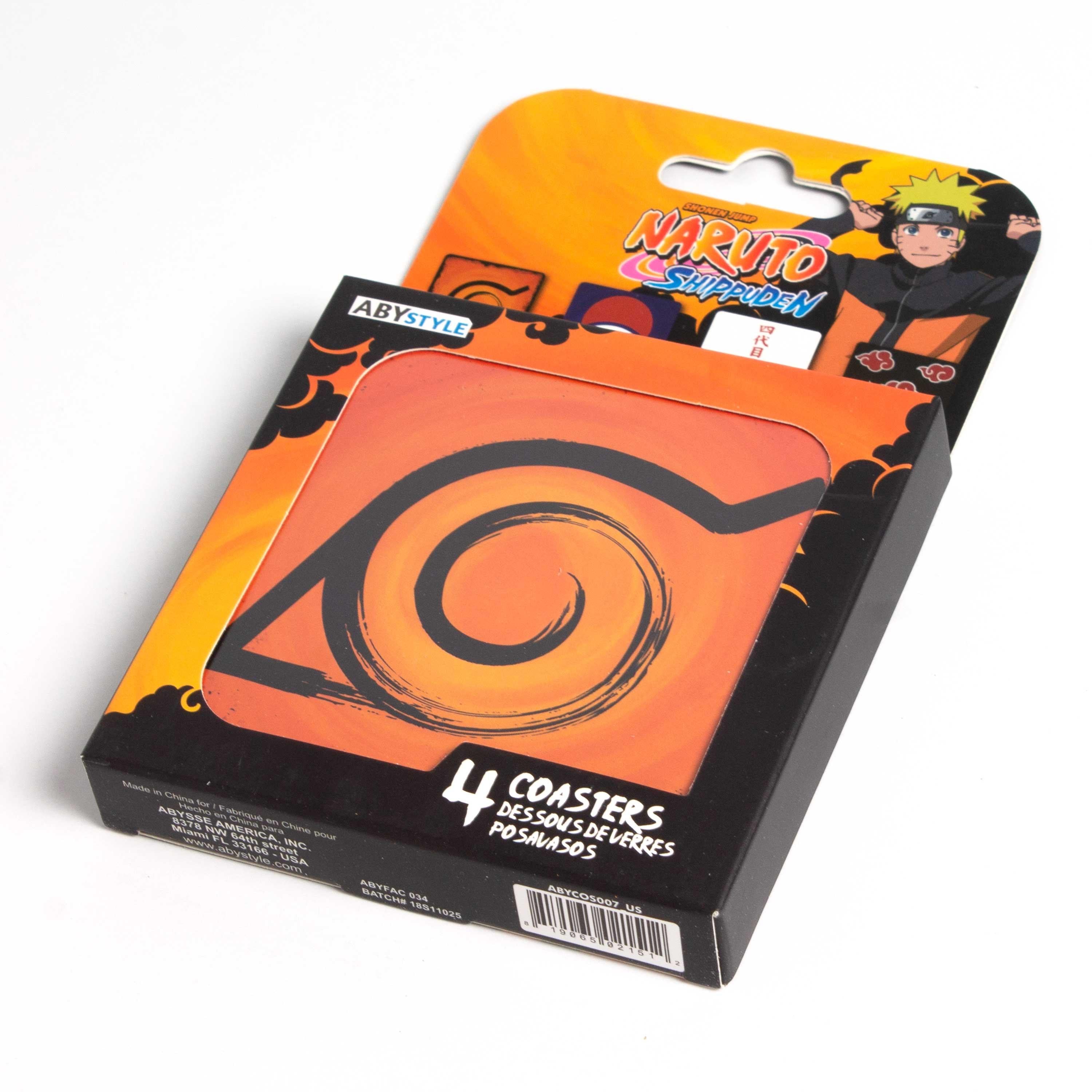 Naruto Shippuden 4-Pack Coaster Set - BUCKET POPCORN