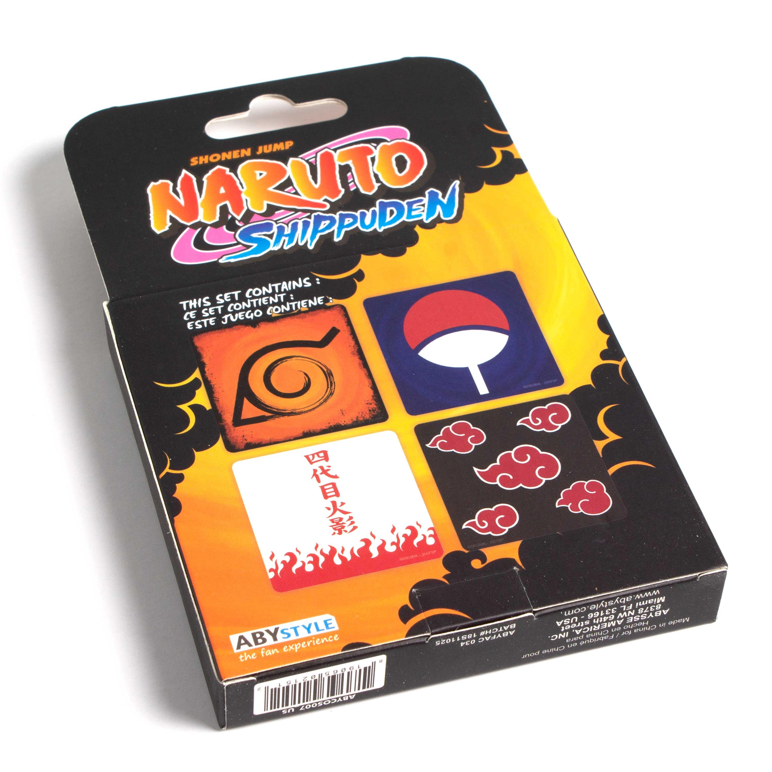 Naruto Shippuden 4-Pack Coaster Set - BUCKET POPCORN