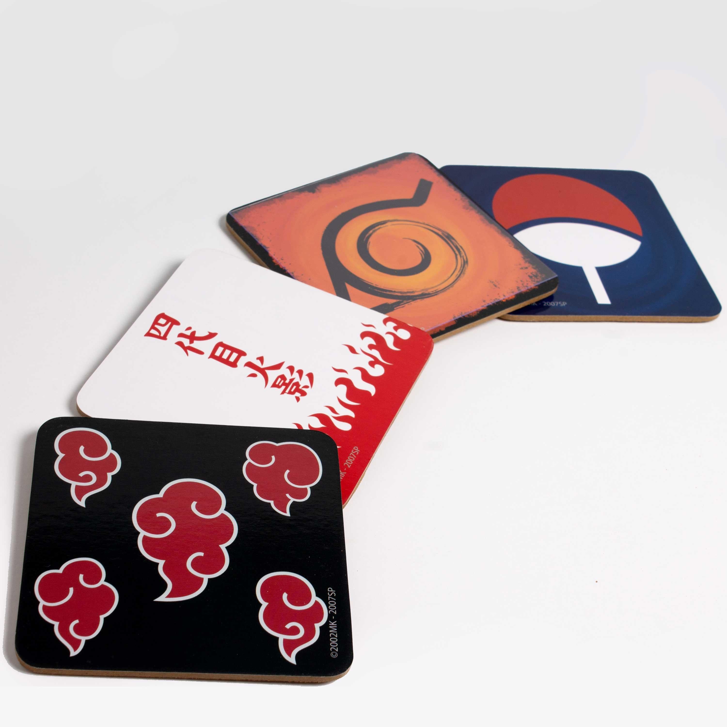 Naruto Shippuden 4-Pack Coaster Set - BUCKET POPCORN