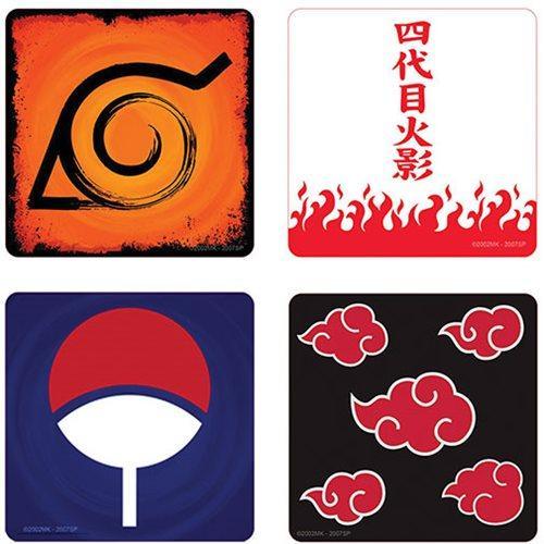 Naruto Shippuden 4-Pack Coaster Set - BUCKET POPCORN
